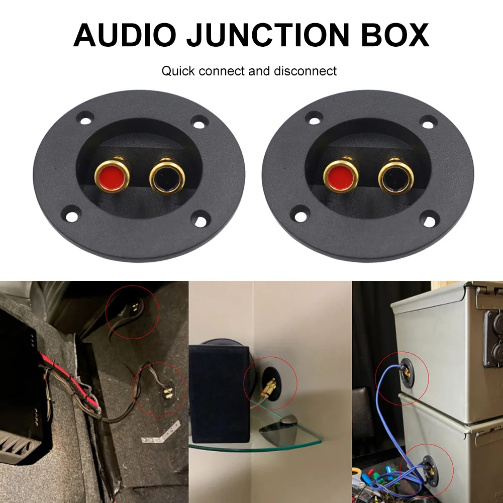 Car Terminal Block Modification Parts Audio Connector Subwoofer Box DIY Round Plate Audio Accessories for car ship home audio
Car Terminal Block Modification Parts Audio Connector Subwoofer Box DIY Round Plate Audio Accessories for car ship home audio