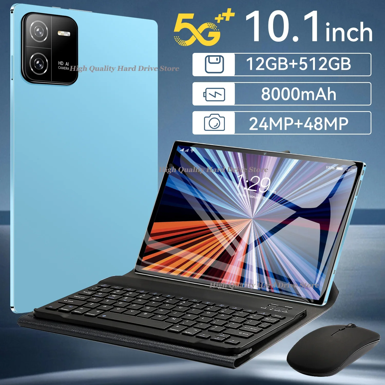 Global Version New Pad6Pro Tablet Android13 10.1 Inch 12GB 512GB 5G Dual SIM Phone Call GPS Bluetooth WiFi Google Tablet PC
Global Version New Pad6Pro Tablet Android13 10.1 Inch 12GB 512GB 5G Dual SIM Phone Call GPS Bluetooth WiFi Google Tablet PC