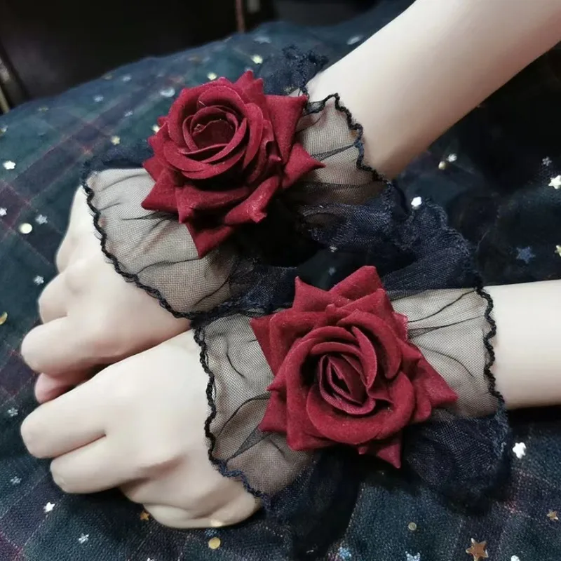 Lolita Lace Rose Gloves Sexy Transparentes Mesh Tulle GloveSpring Summer Thin Short Glove Club Prom Party Dancing Dress Glove
Lolita Lace Rose Gloves Sexy Transparentes Mesh Tulle GloveSpring Summer Thin Short Glove Club Prom Party Dancing Dress Glove