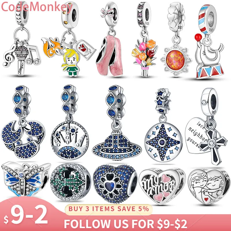 New Hot Sale Pavé Blue Zircon Crab Beads Charm Fit Original Pandora Bracelet Diy Women Pendant Jewelry charms plata de ley 925
New Hot Sale Pavé Blue Zircon Crab Beads Charm Fit Original Pandora Bracelet Diy Women Pendant Jewelry charms plata de ley 925