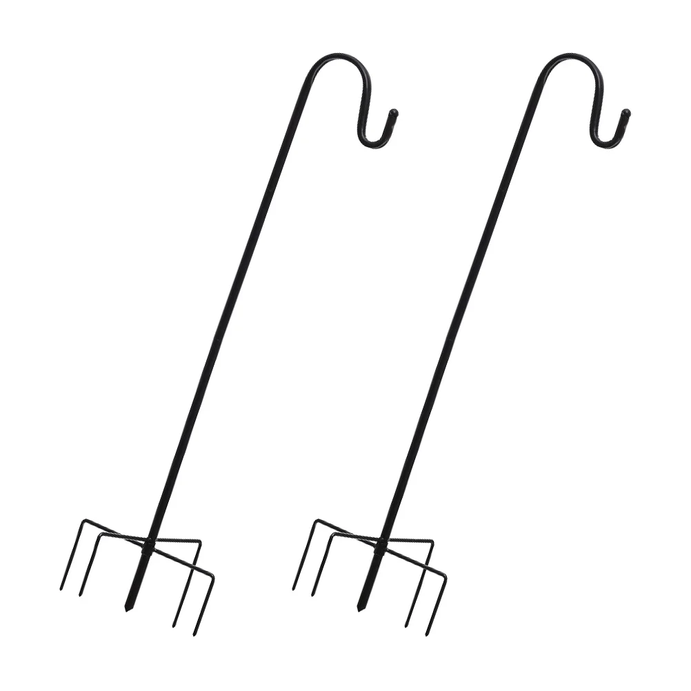 2PCS Shepherds Hooks Garden Iron Outdoor Flagpole Hooks Solar Light Hanger Hooks Bird Feeder Pole Hooks
2PCS Shepherds Hooks Garden Iron Outdoor Flagpole Hooks Solar Light Hanger Hooks Bird Feeder Pole Hooks