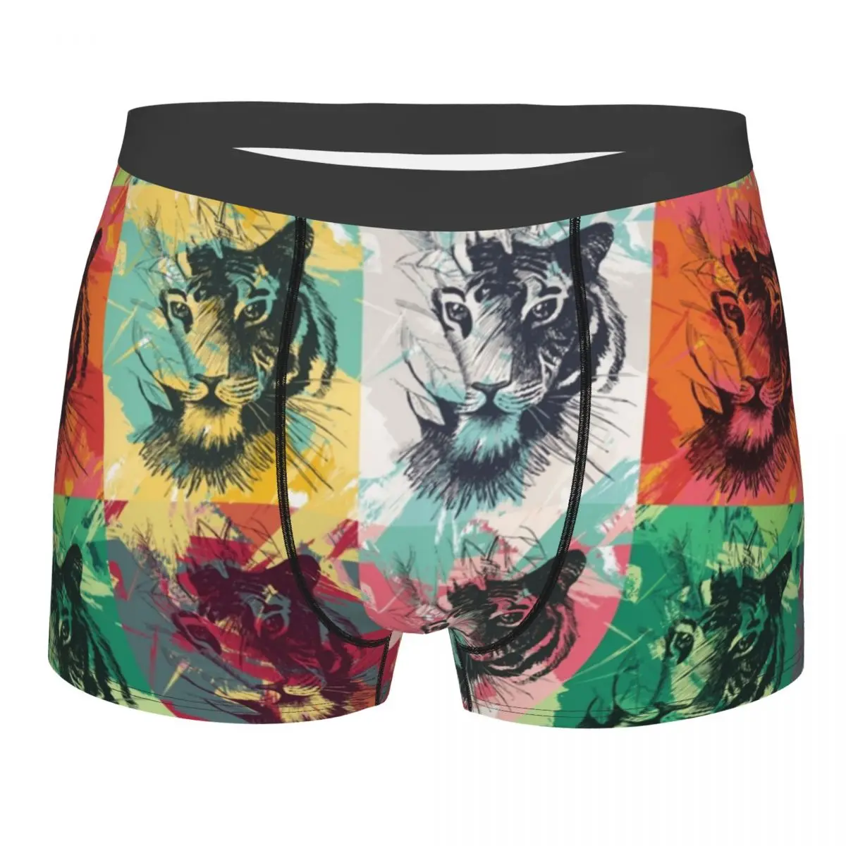Funny Boxer Shorts Panties Briefs Men Tiger Underwear Colorful Cute Animal Mid Waist Underpants for Homme
Funny Boxer Shorts Panties Briefs Men Tiger Underwear Colorful Cute Animal Mid Waist Underpants for Homme