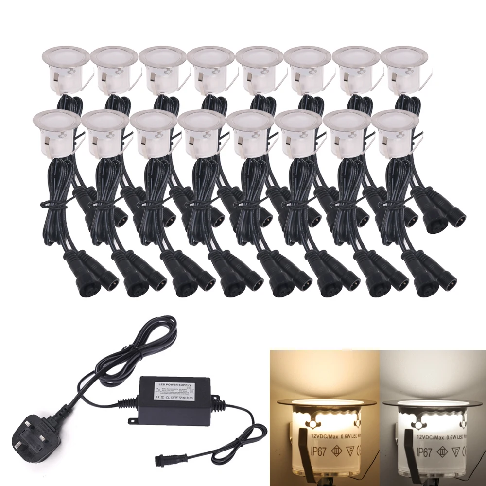Light 16pc Waterproof Spotlight White Deck Landscape Garden Underground Lamp Warm Light White/natural
Light 16pc Waterproof Spotlight White Deck Landscape Garden Underground Lamp Warm Light White/natural