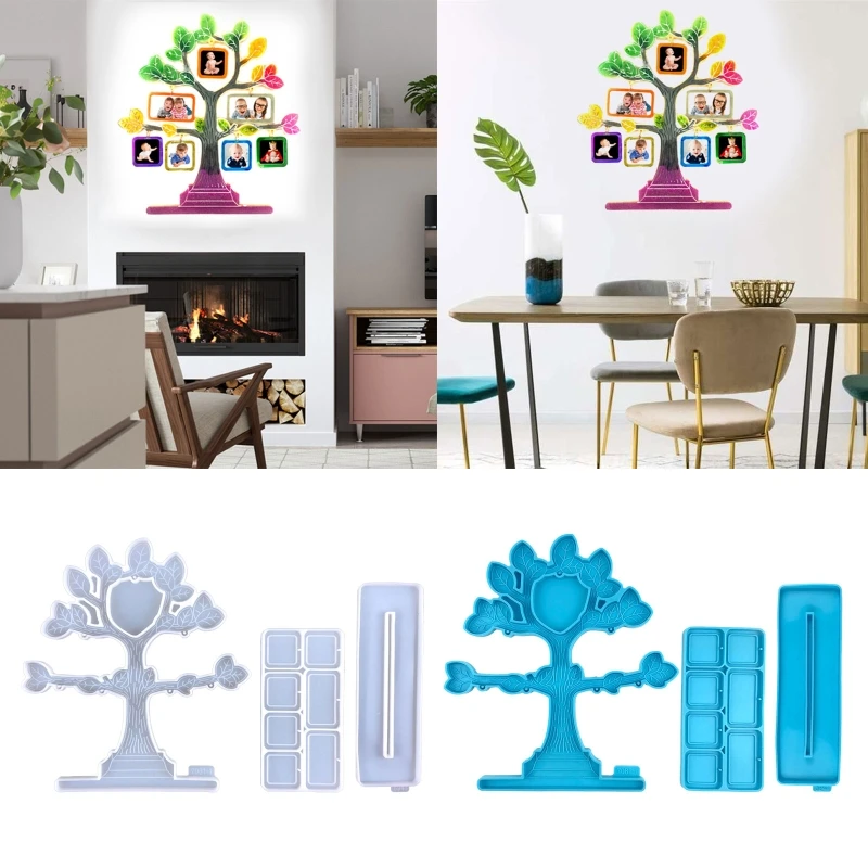 Photo Frame Tree Hanging Pendant Epoxy Resin Mold Desktop Decorations Silicone Mould DIY Craft Ornaments Casting Mold
Photo Frame Tree Hanging Pendant Epoxy Resin Mold Desktop Decorations Silicone Mould DIY Craft Ornaments Casting Mold