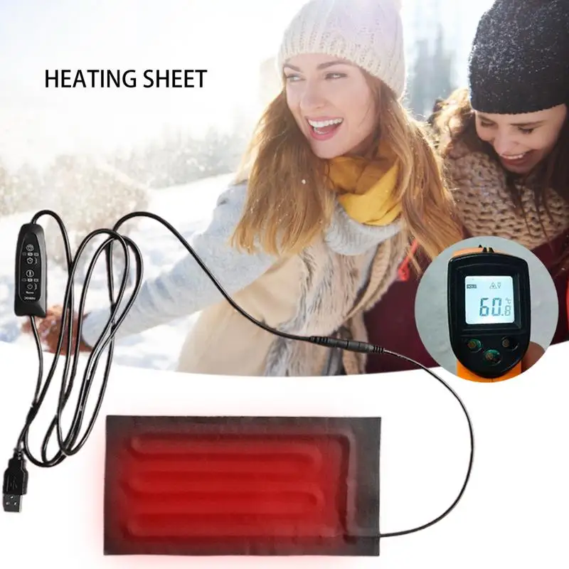 5V Heated Clothes Heating Pad USB Carbon Fibre Fast Heated Pads For Back Neck Shoulders Belly Warmth
5V Heated Clothes Heating Pad USB Carbon Fibre Fast Heated Pads For Back Neck Shoulders Belly Warmth