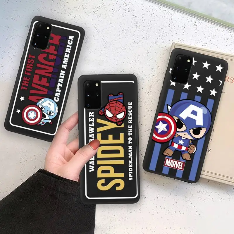 Marvel's The Avengers spider-man Deadpool Phone Case For Samsung Galaxy Note20 ultra 7 8 9 10 Plus lite M21 M31S M30S M51 Cover
Marvel's The Avengers spider-man Deadpool Phone Case For Samsung Galaxy Note20 ultra 7 8 9 10 Plus lite M21 M31S M30S M51 Cover