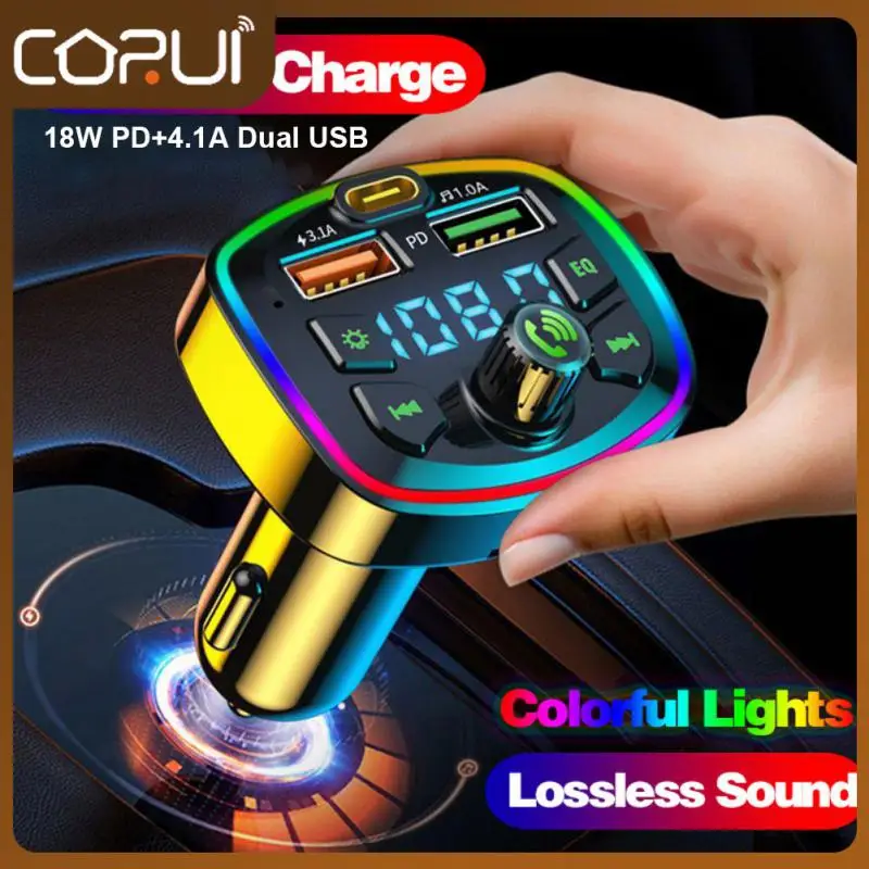 Fast Charging 3.1a Colorful Ambient Light Lossless Music Car 5.0 Charger Dual Usb Cigarette Lighter Hands-free
Fast Charging 3.1a Colorful Ambient Light Lossless Music Car 5.0 Charger Dual Usb Cigarette Lighter Hands-free