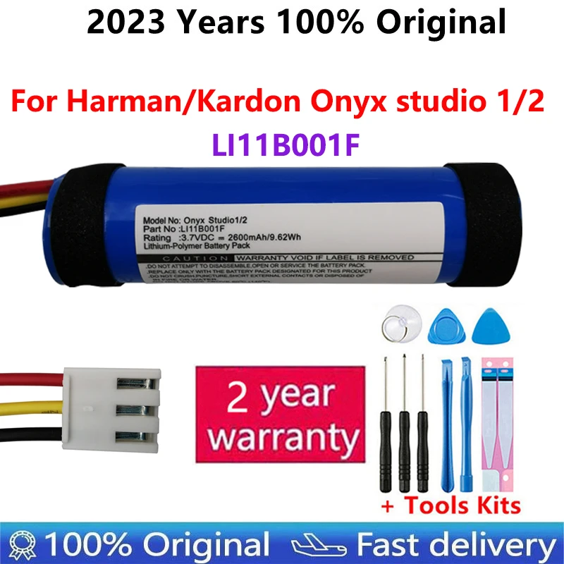 100% Original High Quality LI11B001F 2600mAh Replacement Battery For Harman Kardon Onyx Studio 1 2 Bluetooth Speaker Batteries
100% Original High Quality LI11B001F 2600mAh Replacement Battery For Harman Kardon Onyx Studio 1 2 Bluetooth Speaker Batteries