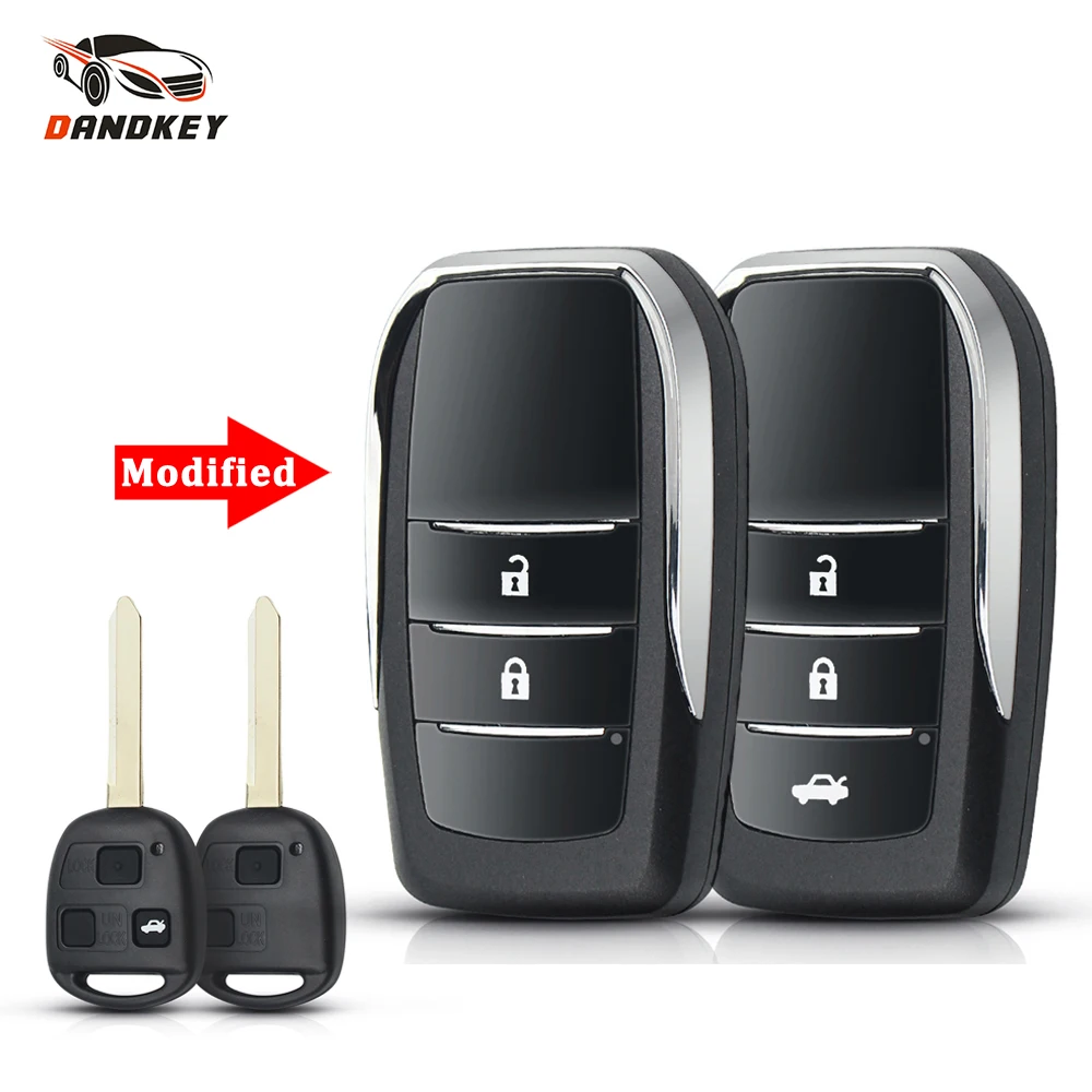 Dandkey Remote Car key Shell Fob 3 Buttons Pad For Toyota Celica Avensis RAV4 Prado Camry TOY47 Folding Flip Key Case Replace
Dandkey Remote Car key Shell Fob 3 Buttons Pad For Toyota Celica Avensis RAV4 Prado Camry TOY47 Folding Flip Key Case Replace