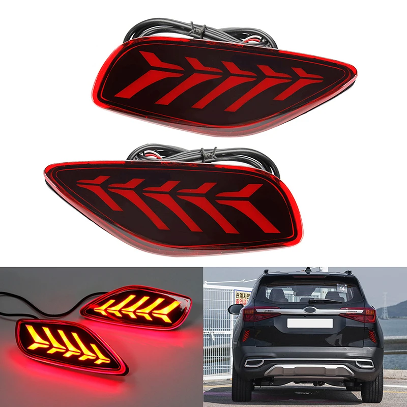 1 Pair 2/3 Functions Car Rear Bumper Driving Lights Fit for Kia Seltos 2019 2020 2021 Durable Automobile Brake Turn Signal Light
1 Pair 2/3 Functions Car Rear Bumper Driving Lights Fit for Kia Seltos 2019 2020 2021 Durable Automobile Brake Turn Signal Light