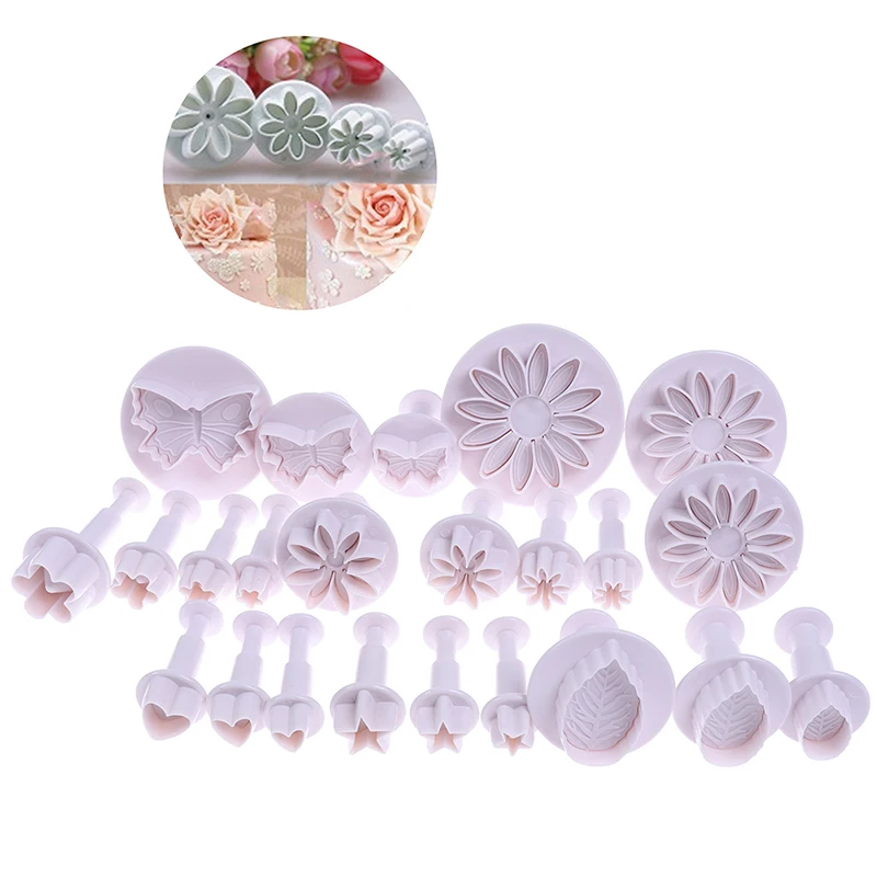Butterfly Flower Leaves Star Plastic Cake Molds Sugarcraft Fondant Cutter Plunger Biscuit Cookie Cake Mold Cake Decorating Tools
Butterfly Flower Leaves Star Plastic Cake Molds Sugarcraft Fondant Cutter Plunger Biscuit Cookie Cake Mold Cake Decorating Tools