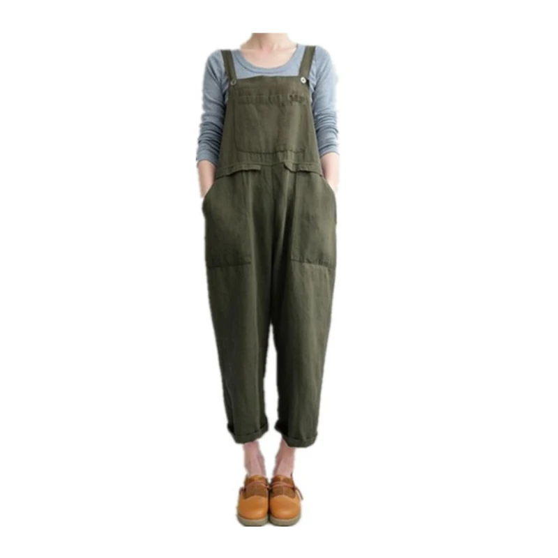New Womens Jumpsuit Large Pocket Fashion Strap Overalls for Women rompers womens jumpsuit
New Womens Jumpsuit Large Pocket Fashion Strap Overalls for Women rompers womens jumpsuit