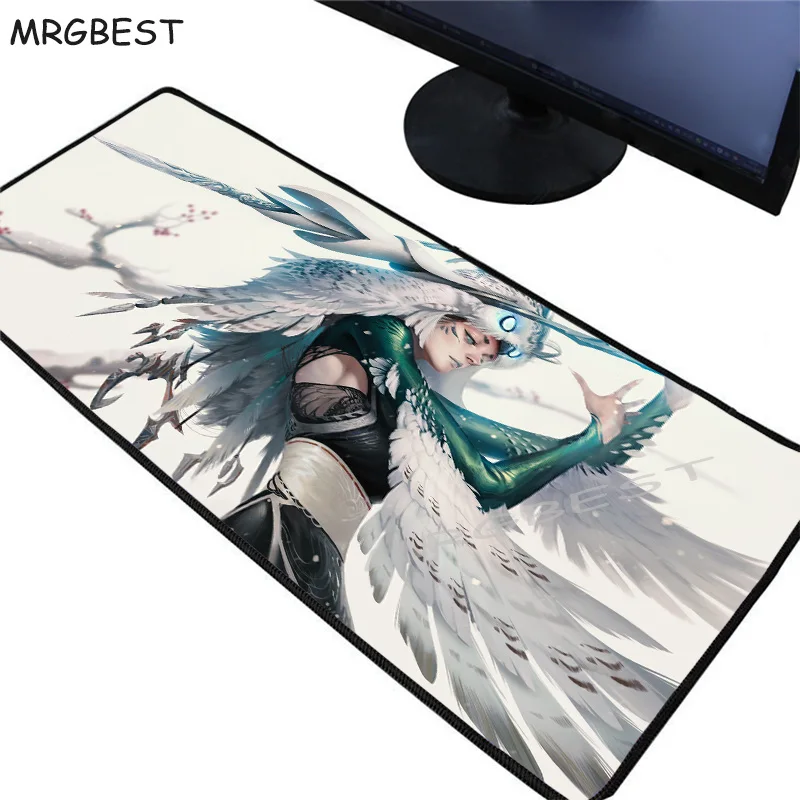 MRGBEST 2D Anime Swordsman Black Exquisite Locked Large Size Mouse Pad Rubber Anti-slip Gamer Computer Desk Mat for Game Player
MRGBEST 2D Anime Swordsman Black Exquisite Locked Large Size Mouse Pad Rubber Anti-slip Gamer Computer Desk Mat for Game Player