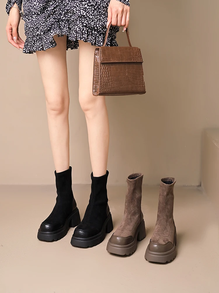 Women Boots High Heels Round Toe Luxury Designer Shoes Boots-Women Stiletto Fashion Rubber Ankle Autumn 2023 Ladies Cotton Fabr
Women Boots High Heels Round Toe Luxury Designer Shoes Boots-Women Stiletto Fashion Rubber Ankle Autumn 2023 Ladies Cotton Fabr