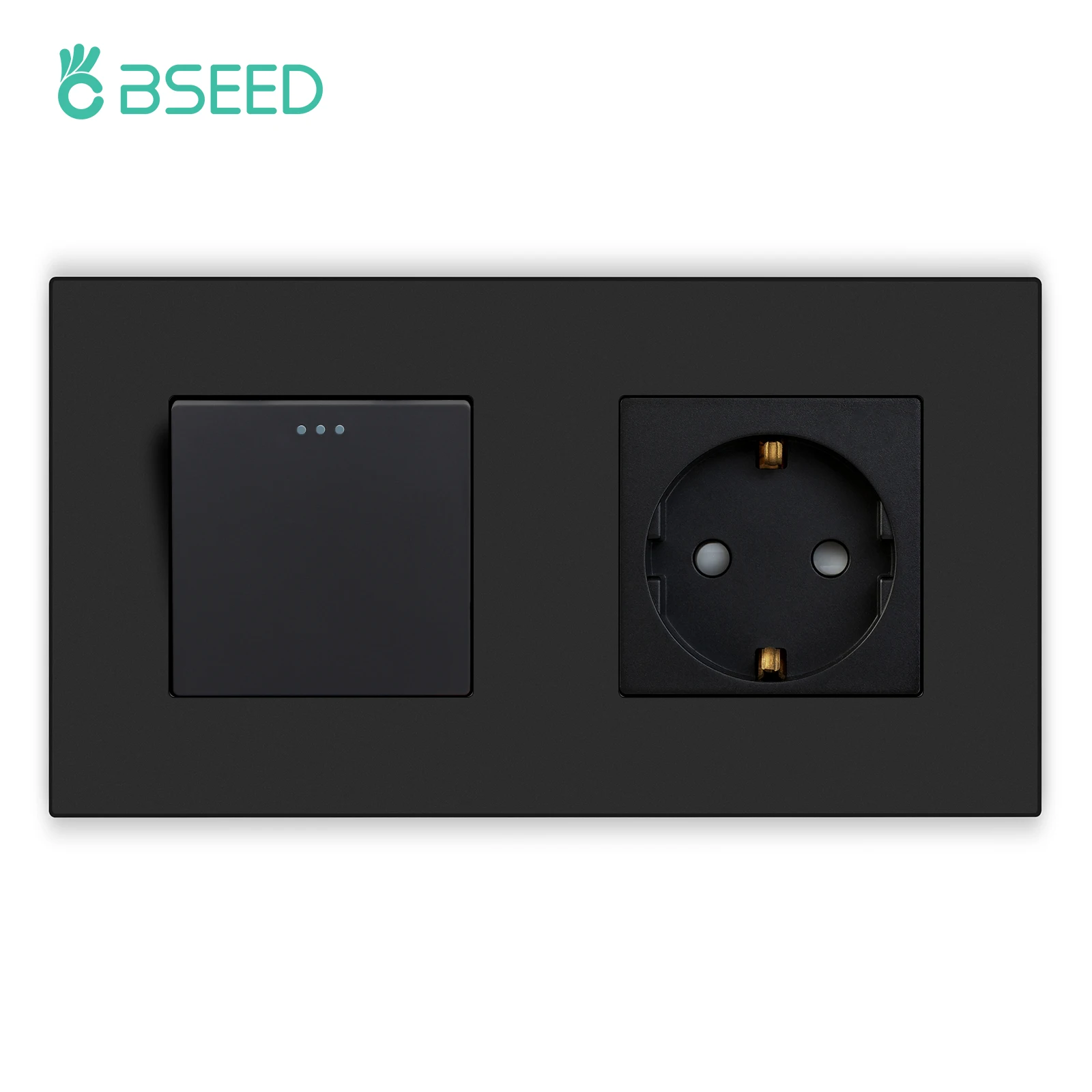 Кнопочные переключатели BSEED EU с розеткой 1/2/3 Gang
Кнопочные переключатели BSEED EU с розеткой 1/2/3 Gang