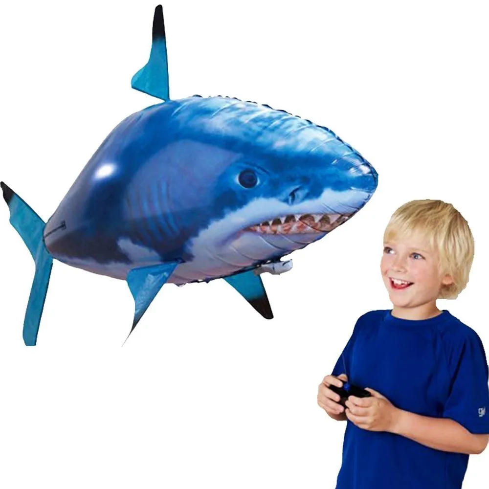

Воздушный плавательный пульт дистанционного управления Акула Рыба Летающая акула игрушки летающие воздушные шары дистанционное управлен...