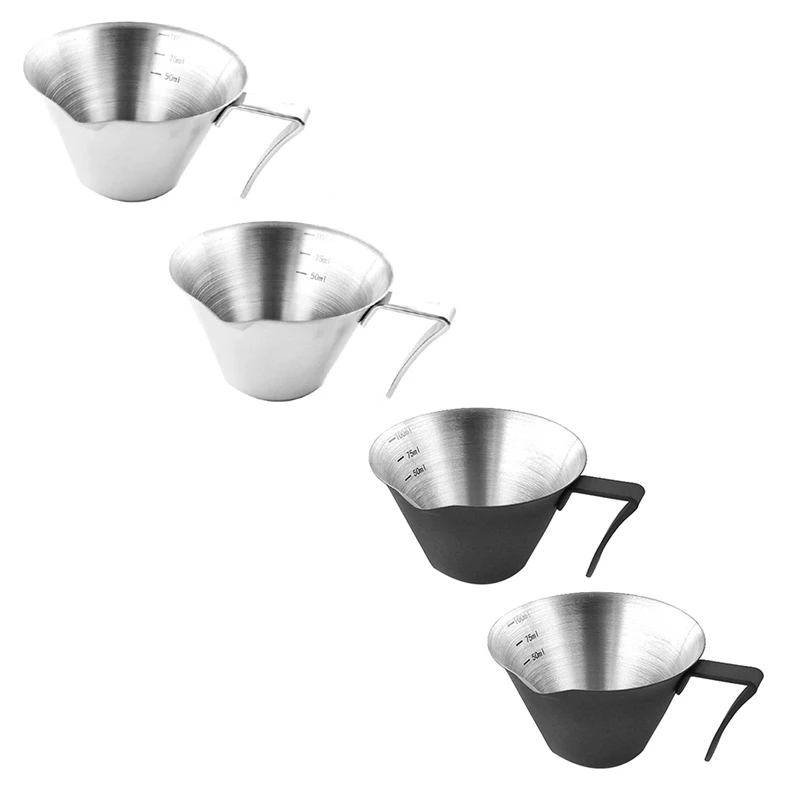 Espresso Pouring Cup Stainless Steel Espresso Pouring Cup With Handle 2 Pack Double Shot Espresso Cups Silver
Espresso Pouring Cup Stainless Steel Espresso Pouring Cup With Handle 2 Pack Double Shot Espresso Cups Silver