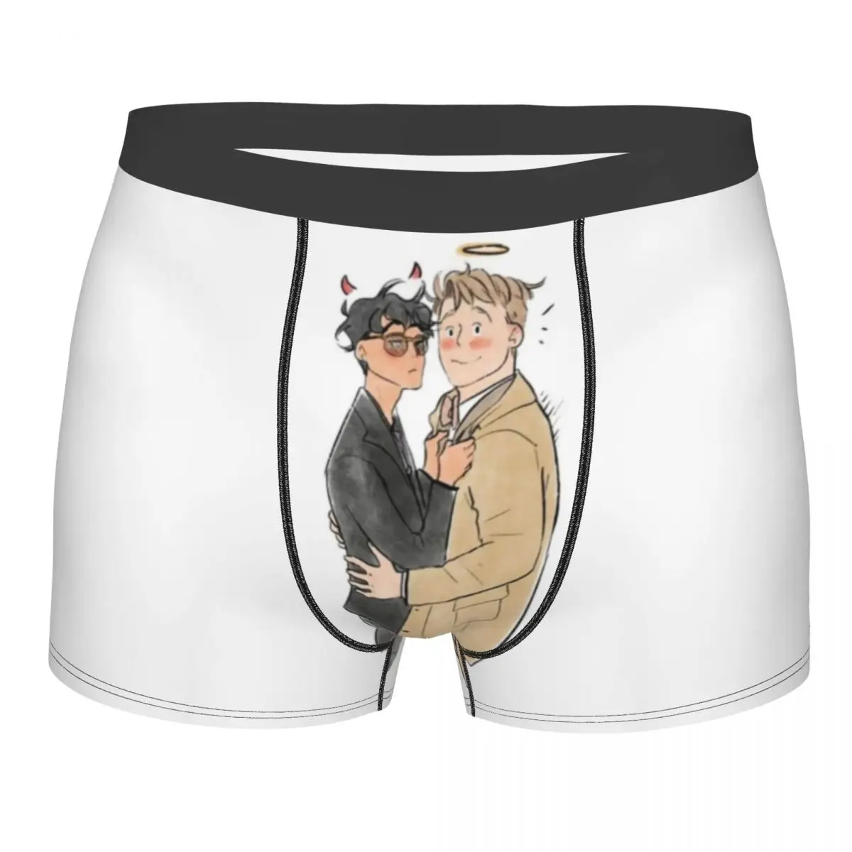 Мужские трусы-боксеры с принтом в виде сердечек
Мужские трусы-боксеры с принтом в виде сердечек