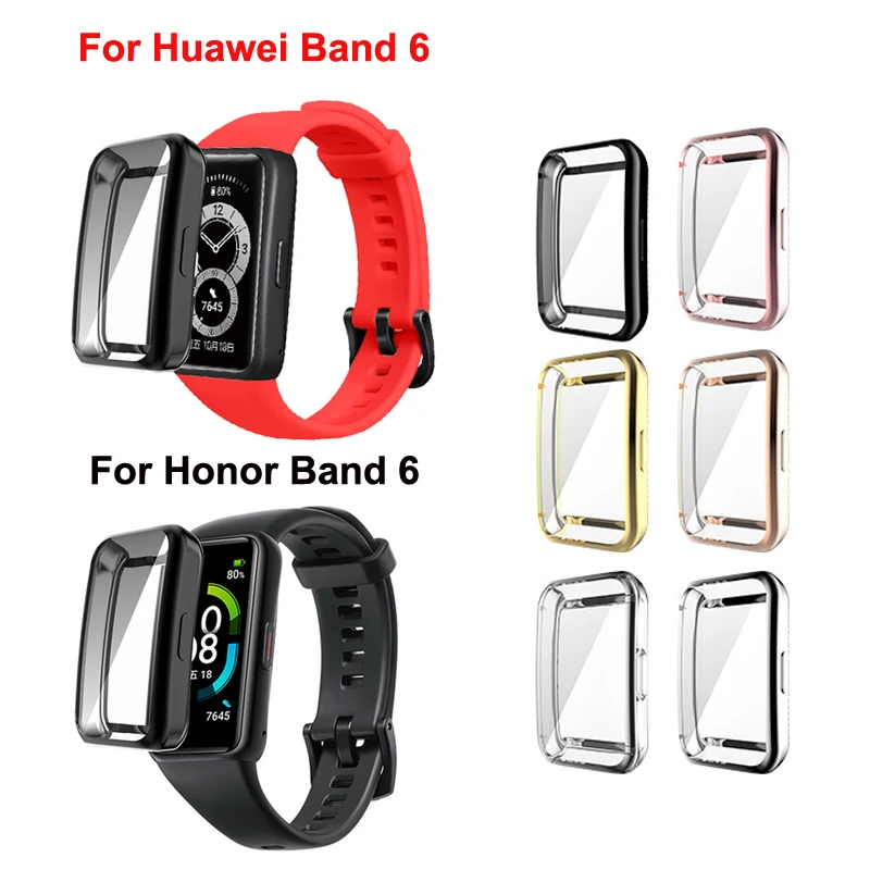 Чехол для Huawei Band 6 Watch, мягкий защитный чехол из ТПУ для Honor Band 6, защитные чехлы на весь экран, рамка, бампер
Чехол для Huawei Band 6 Watch, мягкий защитный чехол из ТПУ для Honor Band 6, защитные чехлы на весь экран, рамка, бампер