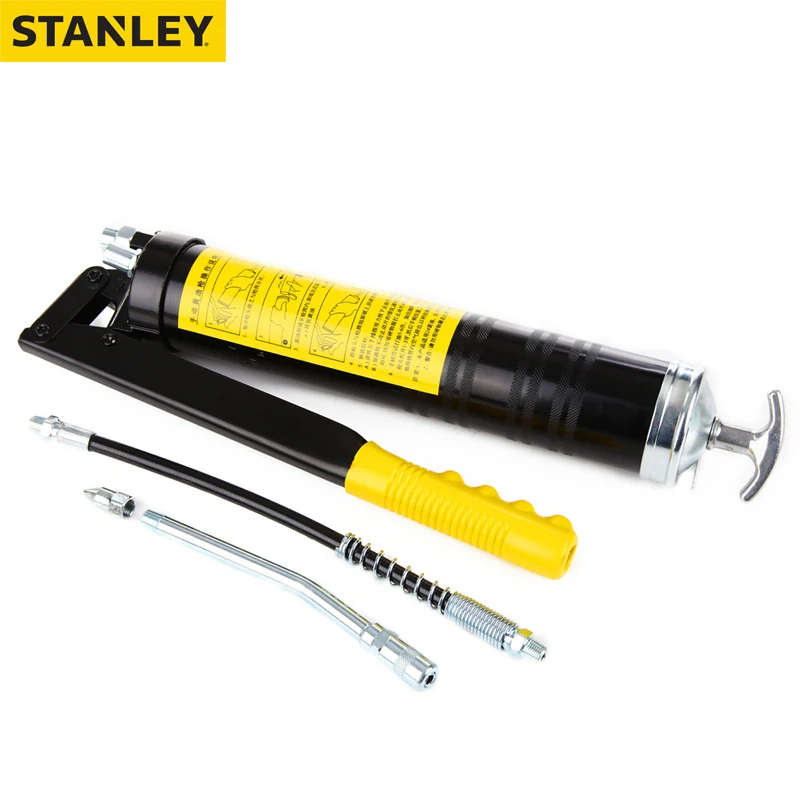 Ручной смазочный пистолет высокого давления STANLEY 94-165-23 с пластиковой ручкой, Профессиональный сверхмощный смазочный пистолет, инструмент для ремонта шлангов
Ручной смазочный пистолет высокого давления STANLEY 94-165-23 с пластиковой ручкой, Профессиональный сверхмощный смазочный пистолет, инструмент для ремонта шлангов