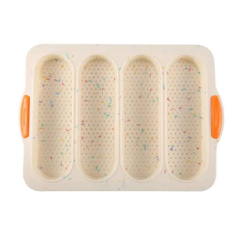 New 4-slot Open Silicone Bread Mold Non-Stick Bread Silicone Mould French Baguette Mold Baking Pans For Kitchen Baking Tool
New 4-slot Open Silicone Bread Mold Non-Stick Bread Silicone Mould French Baguette Mold Baking Pans For Kitchen Baking Tool