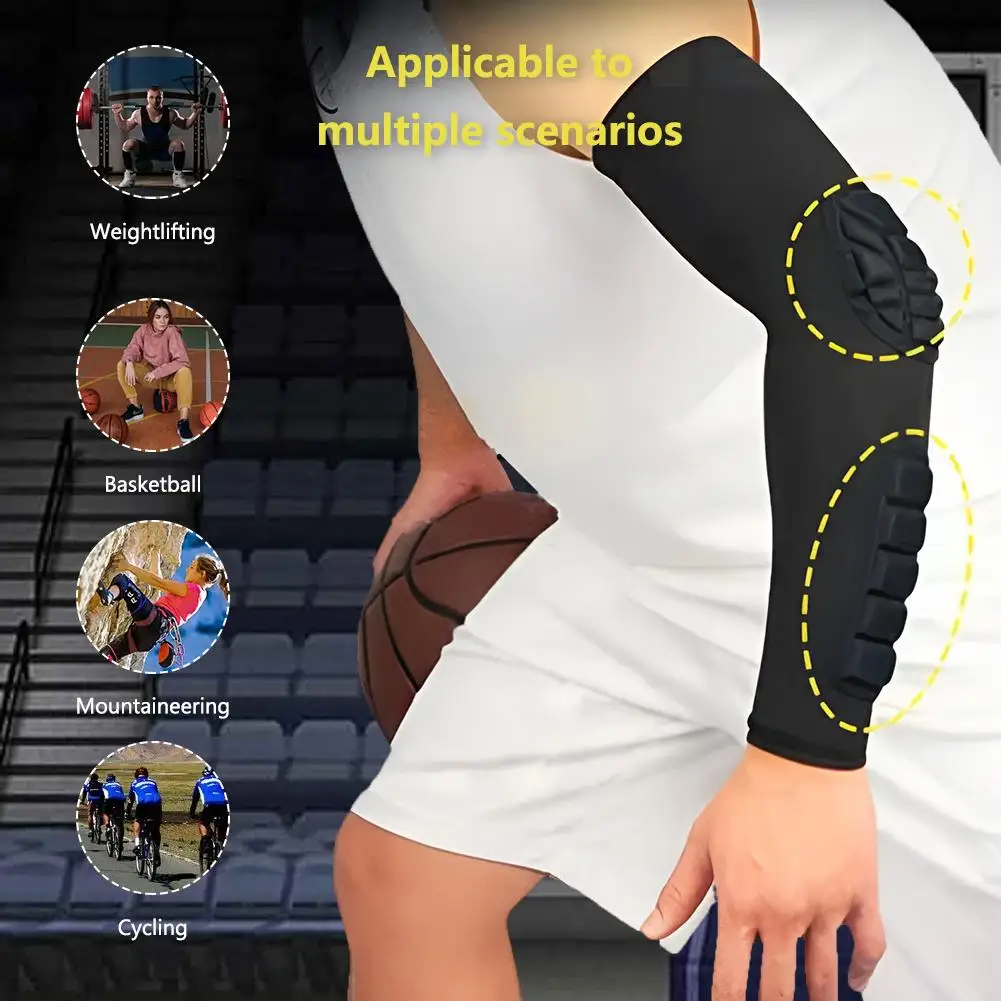 Anti-collision 1 Pair Sports Elbow Guards Pads Honeycomb Compression Arm Sleeves Protective Gear For Men Women
Anti-collision 1 Pair Sports Elbow Guards Pads Honeycomb Compression Arm Sleeves Protective Gear For Men Women