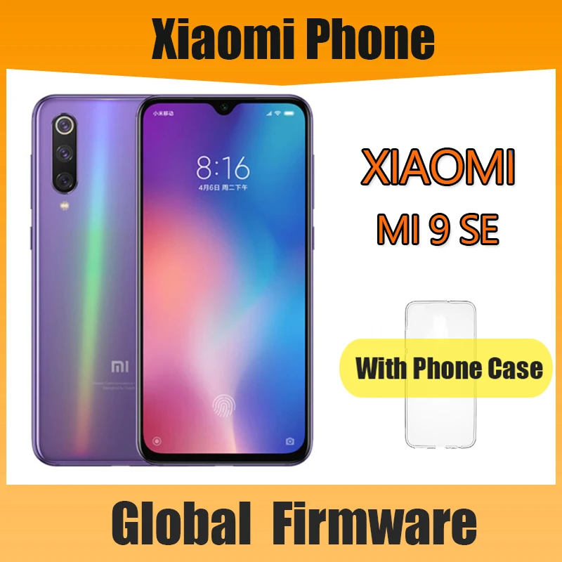 

Oringinal Cellphone XIaomi Mi 9 SE Smartphone ,Xiaomi 9se Snapdragon 712 48 MP+ 20MP Dual SIM Fast Charging 18W Google store