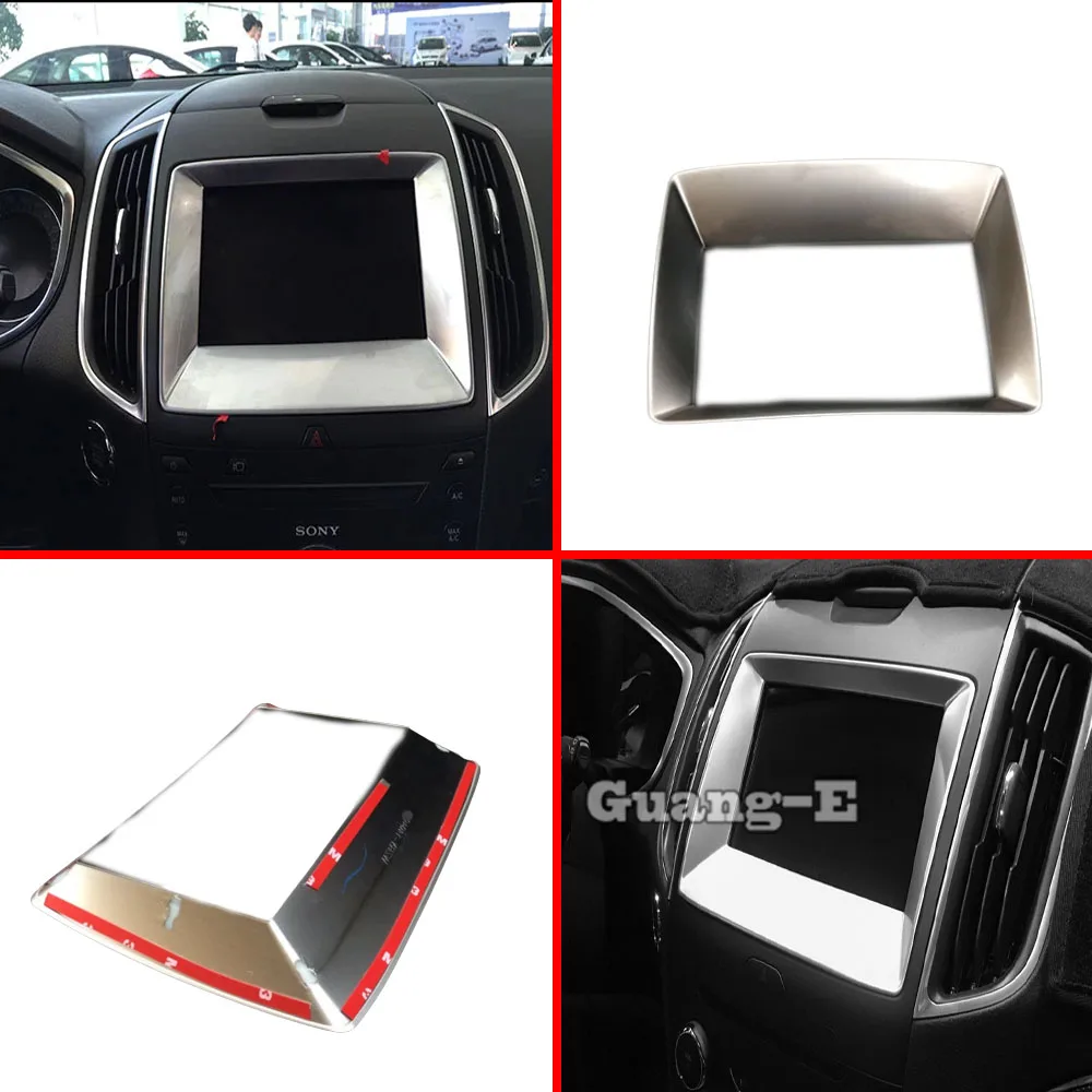 Car Styling Garnish Cover Detector ABS Matte Center Console Navigation Box Interior Gps Trim For Ford Edge 2015 2016 2017 2018 
Car Styling Garnish Cover Detector ABS Matte Center Console Navigation Box Interior Gps Trim For Ford Edge 2015 2016 2017 2018