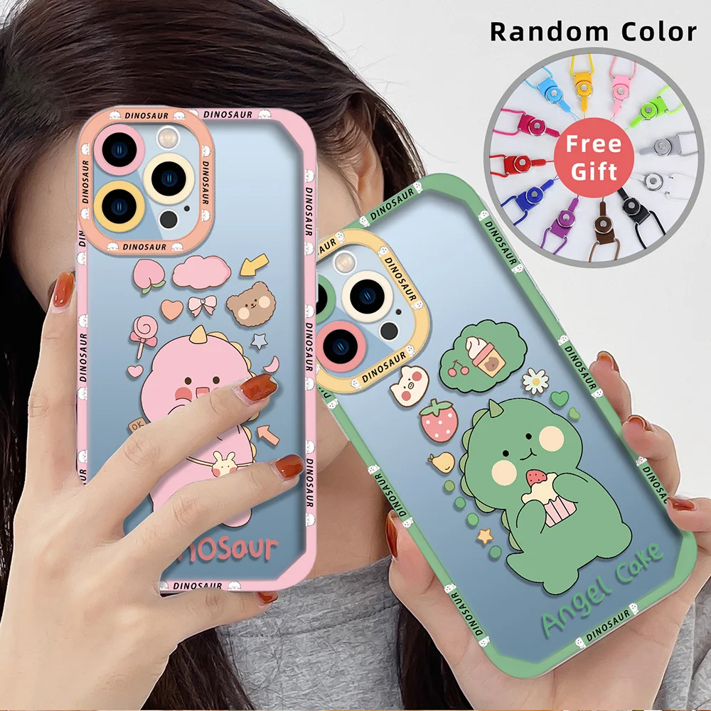 Cartoon Cute Dinosaur Couple Case for IPhone 11 12 13 Pro MAX XR X XS SE2020 7 8 Plus Clear Shockproof Protection Shell Cover
Cartoon Cute Dinosaur Couple Case for IPhone 11 12 13 Pro MAX XR X XS SE2020 7 8 Plus Clear Shockproof Protection Shell Cover