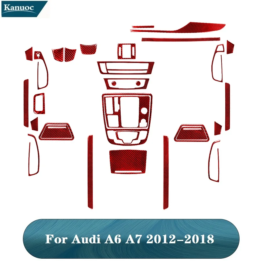 For Audi A6 A7 2012 2013 2014 2015 2016 2017 2018 Car Interior Decorative Accessories Various Parts Carbon Fiber Red Stickers
For Audi A6 A7 2012 2013 2014 2015 2016 2017 2018 Car Interior Decorative Accessories Various Parts Carbon Fiber Red Stickers