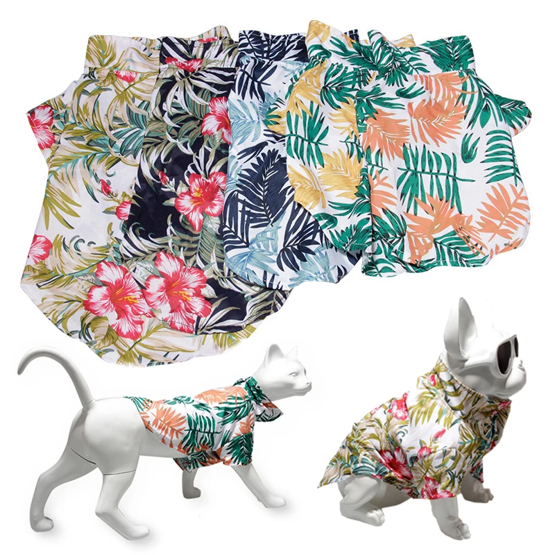 Summer Beach Shirts Dog Cute Hawaii Casual Pet Cat Clothing Floral T Shirt For Small Dogs Chiahuahua French Fulldog Hot Deals
Summer Beach Shirts Dog Cute Hawaii Casual Pet Cat Clothing Floral T Shirt For Small Dogs Chiahuahua French Fulldog Hot Deals