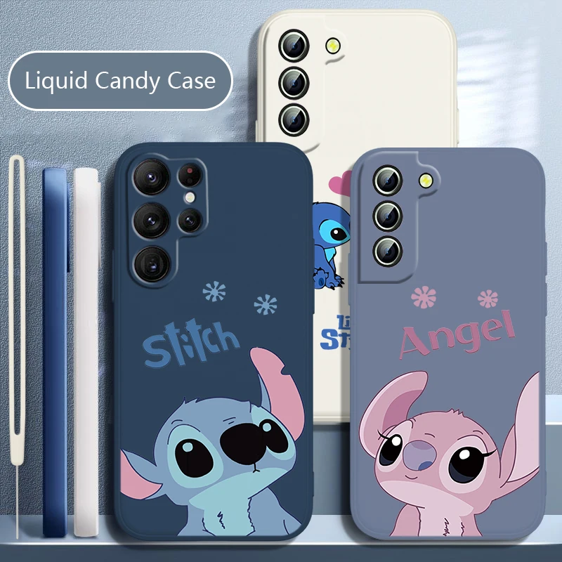 Stitch Couple Pink Baby Phone Case For Samsung Galaxy S22 S21 S20 S10 S9 Ultra Plus Pro FE Liquid Rope Candy Color Shell Fundas
Stitch Couple Pink Baby Phone Case For Samsung Galaxy S22 S21 S20 S10 S9 Ultra Plus Pro FE Liquid Rope Candy Color Shell Fundas