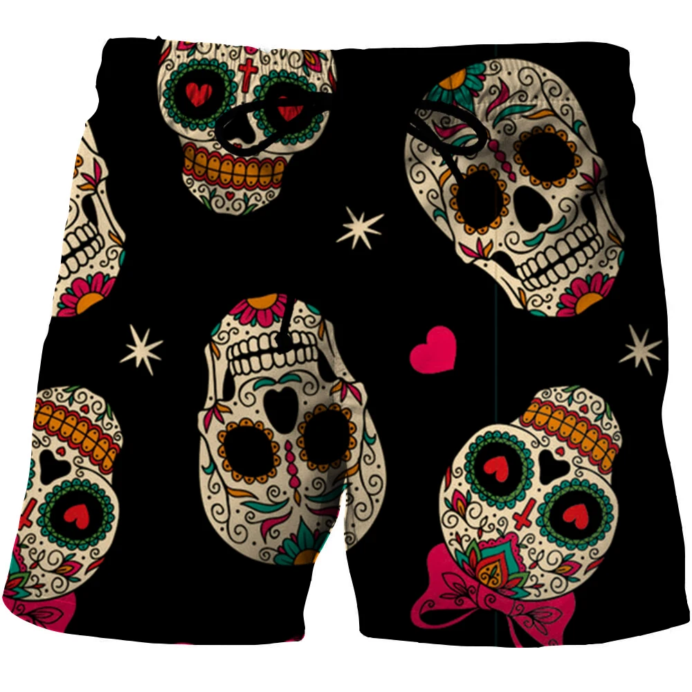 Summer Men's Beach Shorts 3d Retro Skull Print Men and Women Loose Casual Shorts Hip Hop Hawaiian Elastic Waist Shorts 2022 New 
Summer Men's Beach Shorts 3d Retro Skull Print Men and Women Loose Casual Shorts Hip Hop Hawaiian Elastic Waist Shorts 2022 New