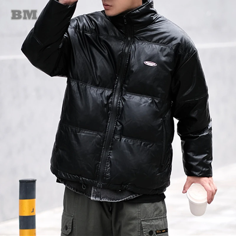 Winter Fashion Warm Down Jacket Men Clothing Korean Streetwear Parkas Japanese Harajuku Casual Black Thick Coat Puffer Jacket
Winter Fashion Warm Down Jacket Men Clothing Korean Streetwear Parkas Japanese Harajuku Casual Black Thick Coat Puffer Jacket