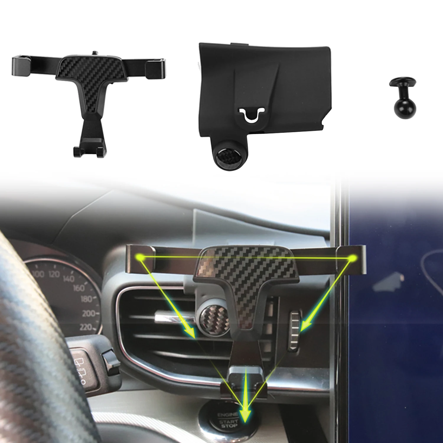 For Ford Explorer 2020 2021 2022 Gravity Car Phone Air Vent Mount Bracket Mobile Cell Phone Holder Support Accessories 1PC
For Ford Explorer 2020 2021 2022 Gravity Car Phone Air Vent Mount Bracket Mobile Cell Phone Holder Support Accessories 1PC
