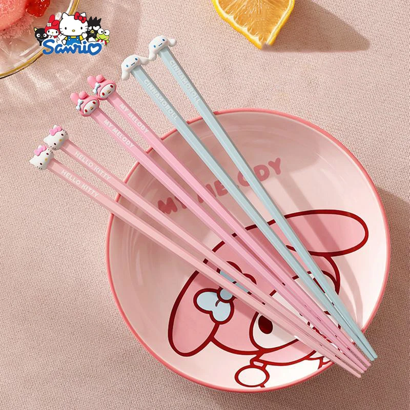 Sanrio Cinnamoroll Alloy Chopsticks Kawaii Hello Kitty Cartoon Cute Anime Household Eating Anti-Slip Chopsticks Toys Girls Gift
Sanrio Cinnamoroll Alloy Chopsticks Kawaii Hello Kitty Cartoon Cute Anime Household Eating Anti-Slip Chopsticks Toys Girls Gift