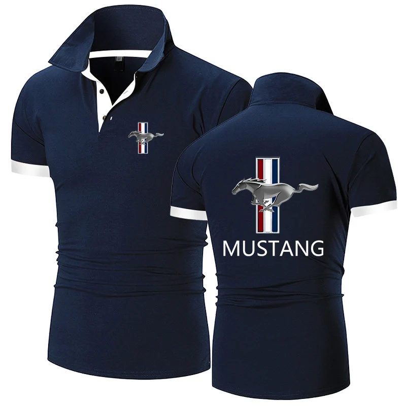 Hot Selling Mustang Polo Shirt in Summer New Ford Polo Casual Fashion Fast Drying Breathable LOGO LAPEL Shirt Motorcycle Racing
Hot Selling Mustang Polo Shirt in Summer New Ford Polo Casual Fashion Fast Drying Breathable LOGO LAPEL Shirt Motorcycle Racing