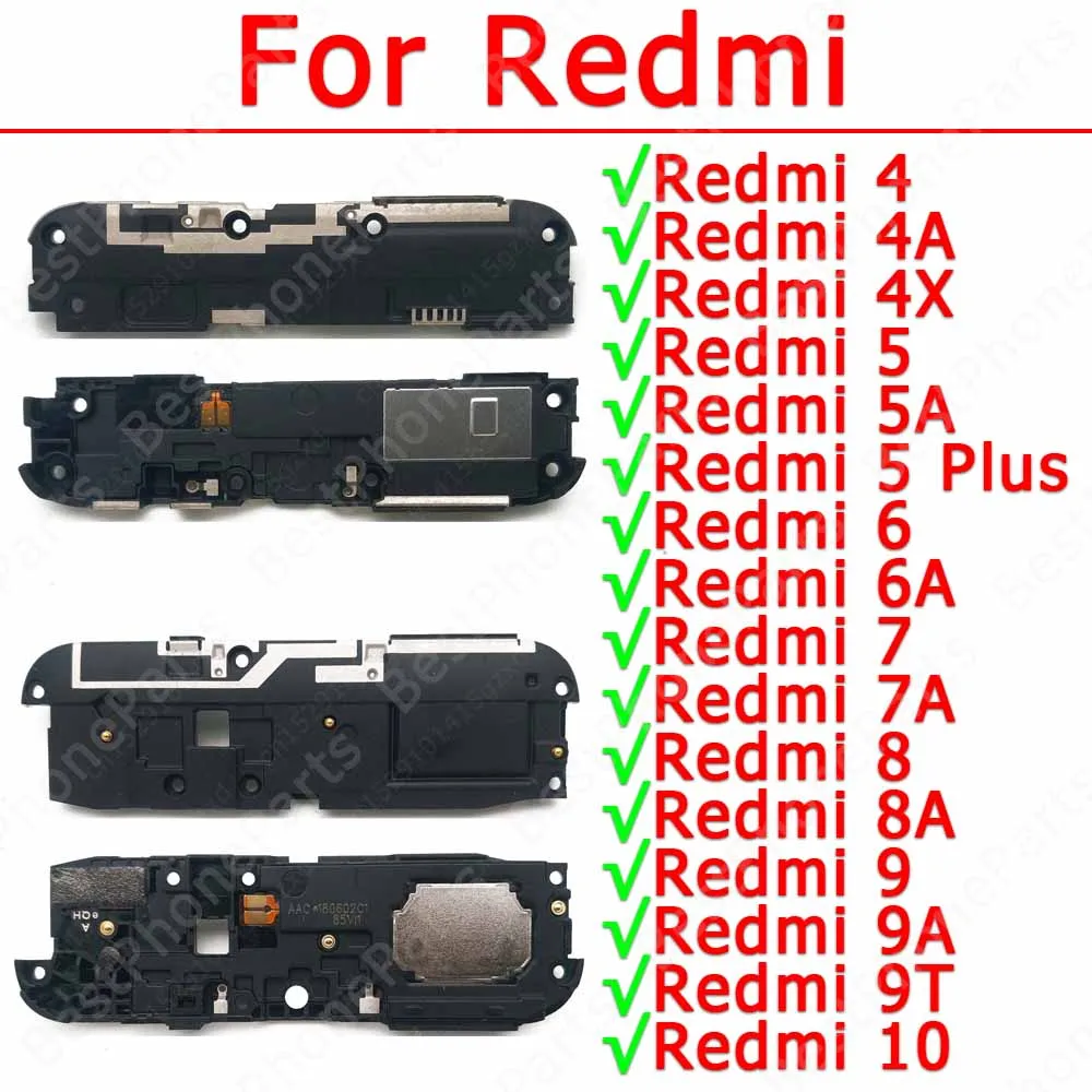 For Redmi 7A 7 6A 6 5A 5 Plus 4A 4X 4 10 9T 9A 9C 9 8A 8 Loudspeaker Bell Buzzer Ringer Sound Module Loud Speaker Original Parts 
For Redmi 7A 7 6A 6 5A 5 Plus 4A 4X 4 10 9T 9A 9C 9 8A 8 Loudspeaker Bell Buzzer Ringer Sound Module Loud Speaker Original Parts