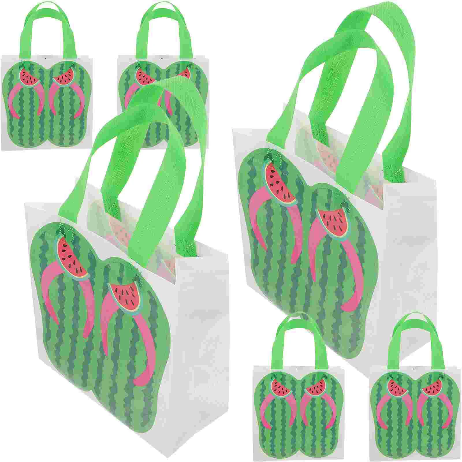 

6pcs Portable Luau Party Favor Bags Delicate Party Gift Bags Summer Beach Supplies