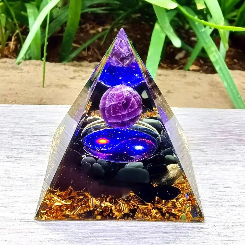 New Crystal Pyramid Ornaments Crystal Gravel Resin Crafts Home Office Car Decorations
New Crystal Pyramid Ornaments Crystal Gravel Resin Crafts Home Office Car Decorations