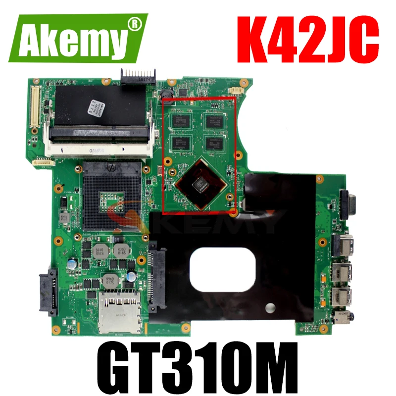 Материнская плата Akemy K42JC для ноутбука ASUS K42JC K42J A42J K42J X42j A40J K42, протестированная оригинальная материнская плата GT310M
Материнская плата Akemy K42JC для ноутбука ASUS K42JC K42J A42J K42J X42j A40J K42, протестированная оригинальная материнская плата GT310M