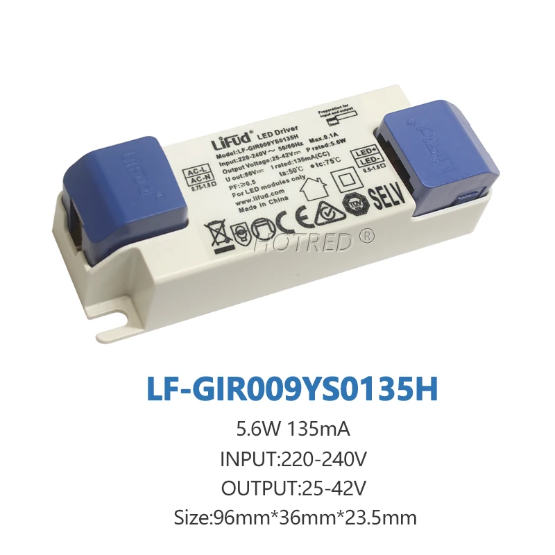 Трансформатор освещения HotRed LF-GIR009YS 25-42V 
Трансформатор освещения HotRed LF-GIR009YS 25-42V