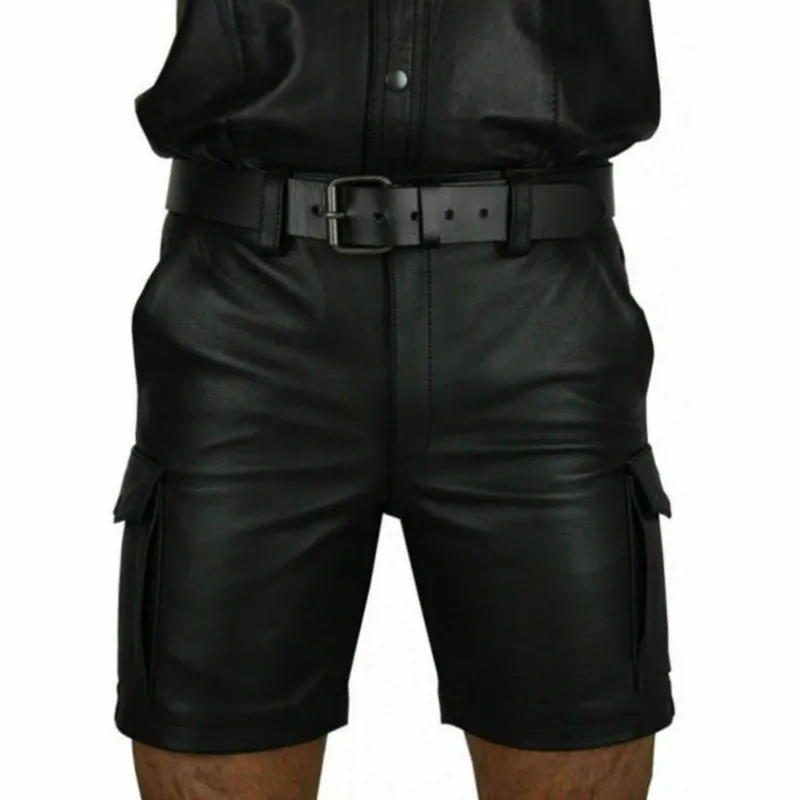 Men PU Leather Shorts Sexy New Summer 2022 Male Punk Style Zipper Dance Shorts Black Faux Leather Skinny Short Pants
Men PU Leather Shorts Sexy New Summer 2022 Male Punk Style Zipper Dance Shorts Black Faux Leather Skinny Short Pants