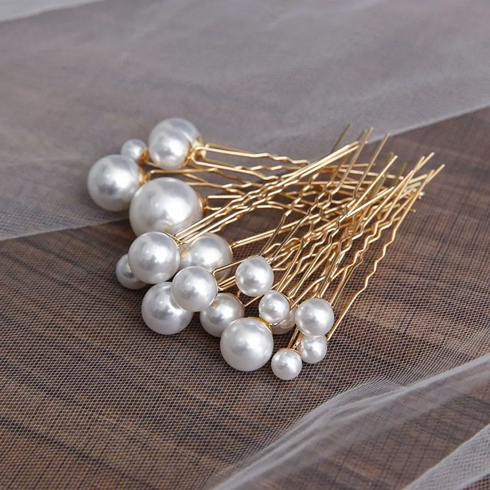 Bridal Hair Accessories Hairstyle Disk Hair Pearl U-shaped Bridal Tiara Pearl Hairpin Wedding Headwear U-shaped Hairpin
Bridal Hair Accessories Hairstyle Disk Hair Pearl U-shaped Bridal Tiara Pearl Hairpin Wedding Headwear U-shaped Hairpin