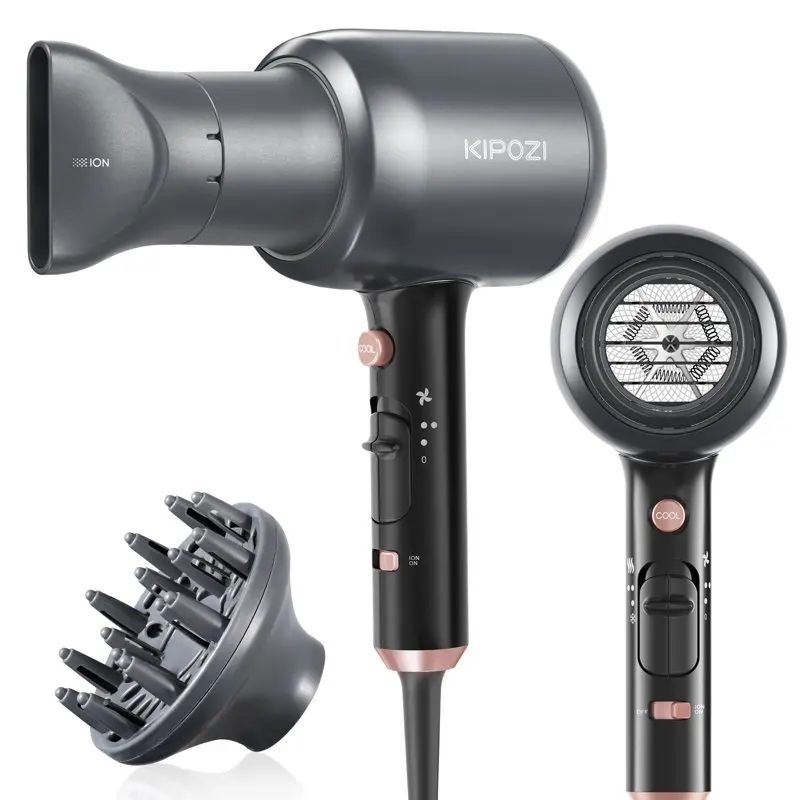 Negative Ions Hair Dryer with Diffuser Ionic Conditioning,Fast Hairdryer Blow Dryer,Powerful Wind, 1800W
Negative Ions Hair Dryer with Diffuser Ionic Conditioning,Fast Hairdryer Blow Dryer,Powerful Wind, 1800W