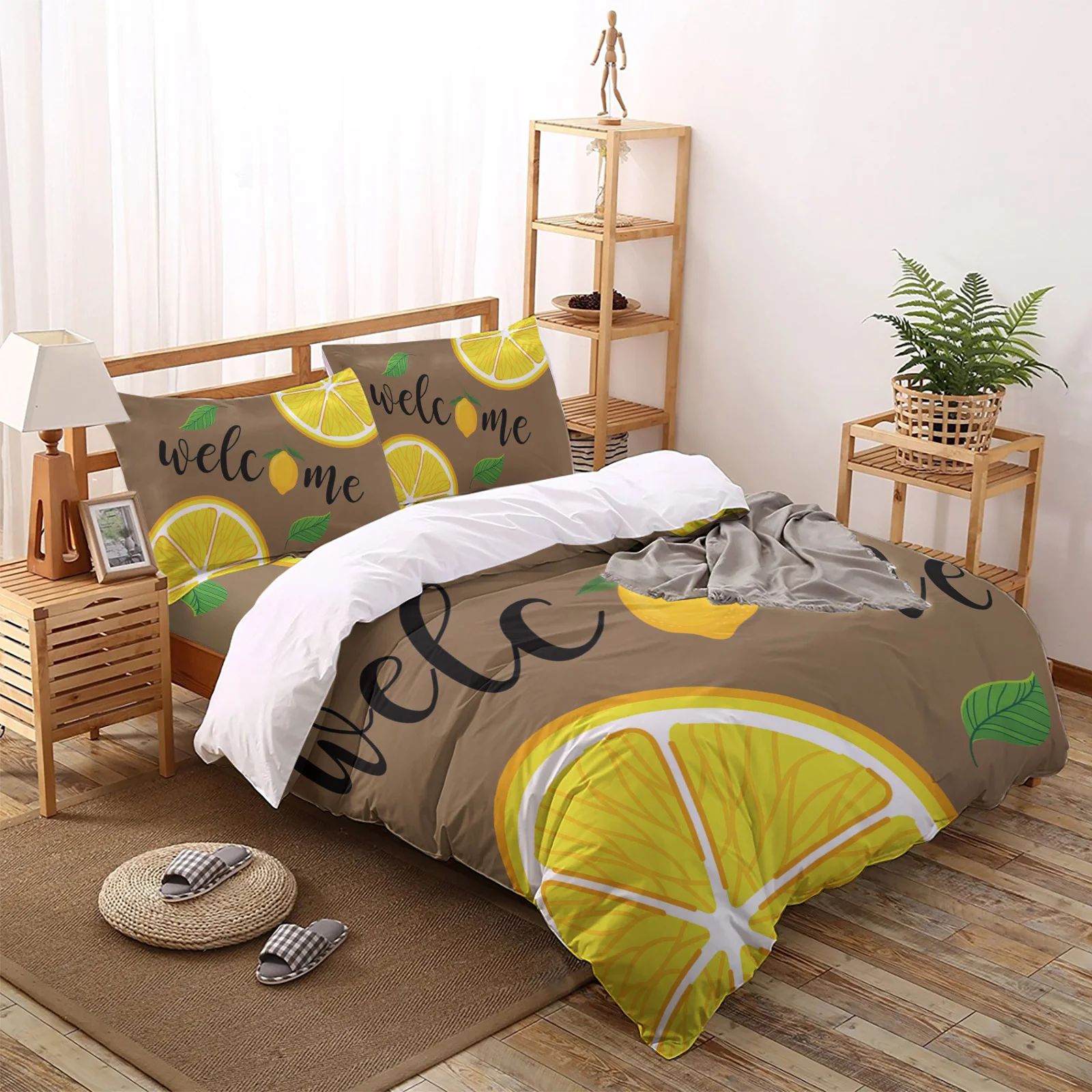 Lemon Fruit Fresh Duvet Cover Set Bedclothes Home Bed Linen Sheet Queen King Size Comforter Set Bedroom Bedding Set
Lemon Fruit Fresh Duvet Cover Set Bedclothes Home Bed Linen Sheet Queen King Size Comforter Set Bedroom Bedding Set