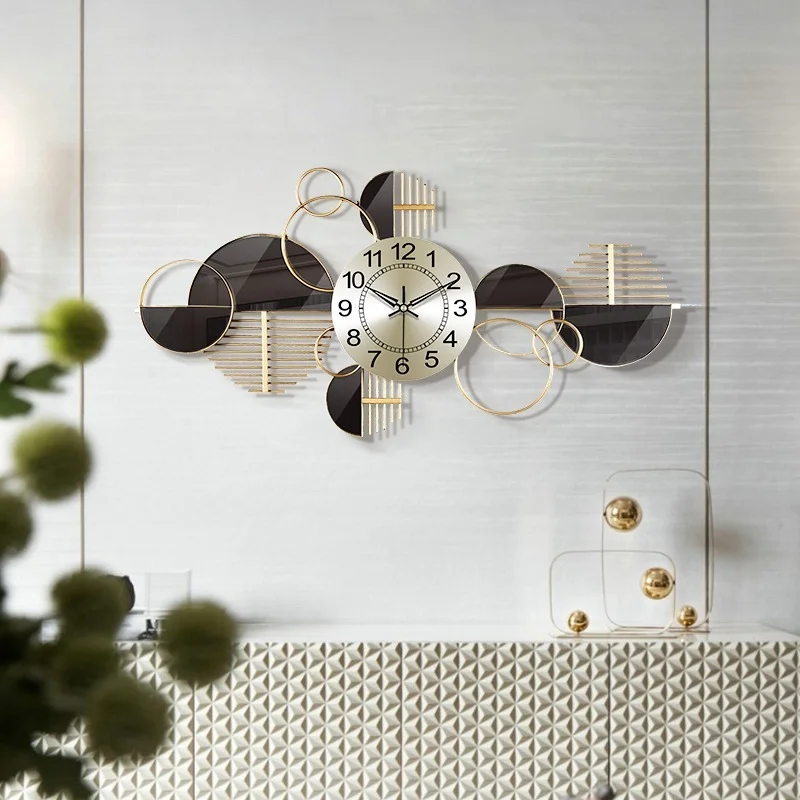 High quality light luxury wall clocks fashion modern home decor porch silent wall clock home accessories
High quality light luxury wall clocks fashion modern home decor porch silent wall clock home accessories