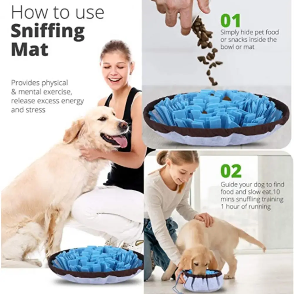 Dog Puzzle Toy for Eating Slow Eating Dog Mat Engage Dog's Mind with Slow Eating Sniff Mat Interactive Enrichment Toys Boost
Dog Puzzle Toy for Eating Slow Eating Dog Mat Engage Dog's Mind with Slow Eating Sniff Mat Interactive Enrichment Toys Boost