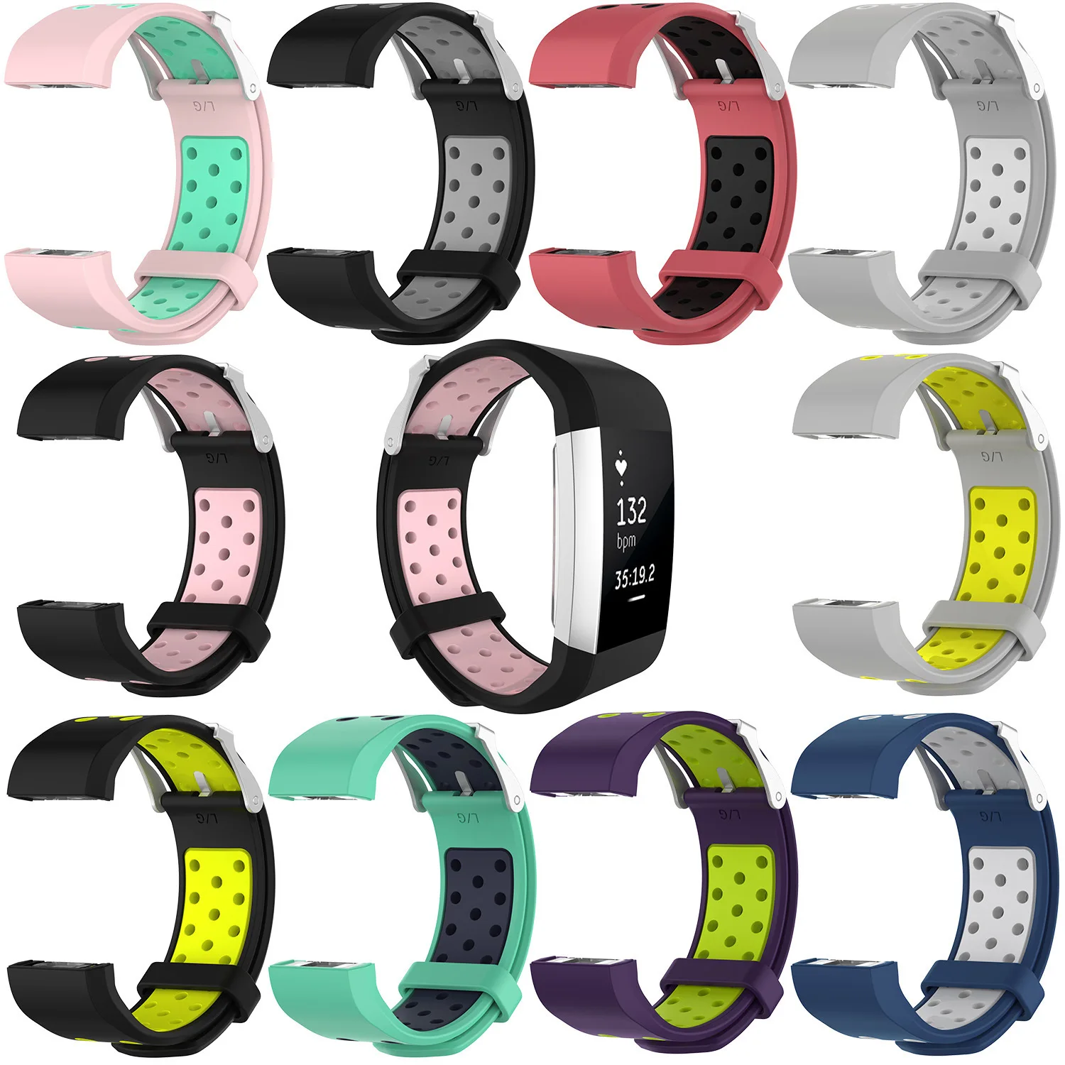 Силиконовый ремешок для часов, ремешок для часов Fitbit Charge 2, спортивный силиконовый ремешок на запястье для смарт-браслета Fitbit Charge 2
Силиконовый ремешок для часов, ремешок для часов Fitbit Charge 2, спортивный силиконовый ремешок на запястье для смарт-браслета Fitbit Charge 2