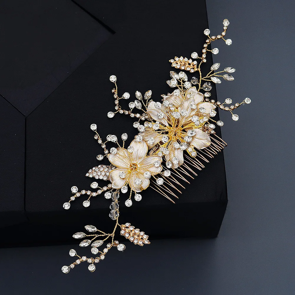 New 1pcs/lot Rhinestone Hair Comb Wedding Flower Hair Accessories Bridal Hair Decoration WLCB107
New 1pcs/lot Rhinestone Hair Comb Wedding Flower Hair Accessories Bridal Hair Decoration WLCB107
